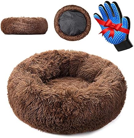 vegan fur dog bed