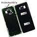 New Maygadget for Samsung Galaxy S8 5.8 G950 Rear Panel True Glass Back Cover Housing Replacement W/Waterproof Adhesive,Rear Camera Cover Lens&Flash Diffuser-Black