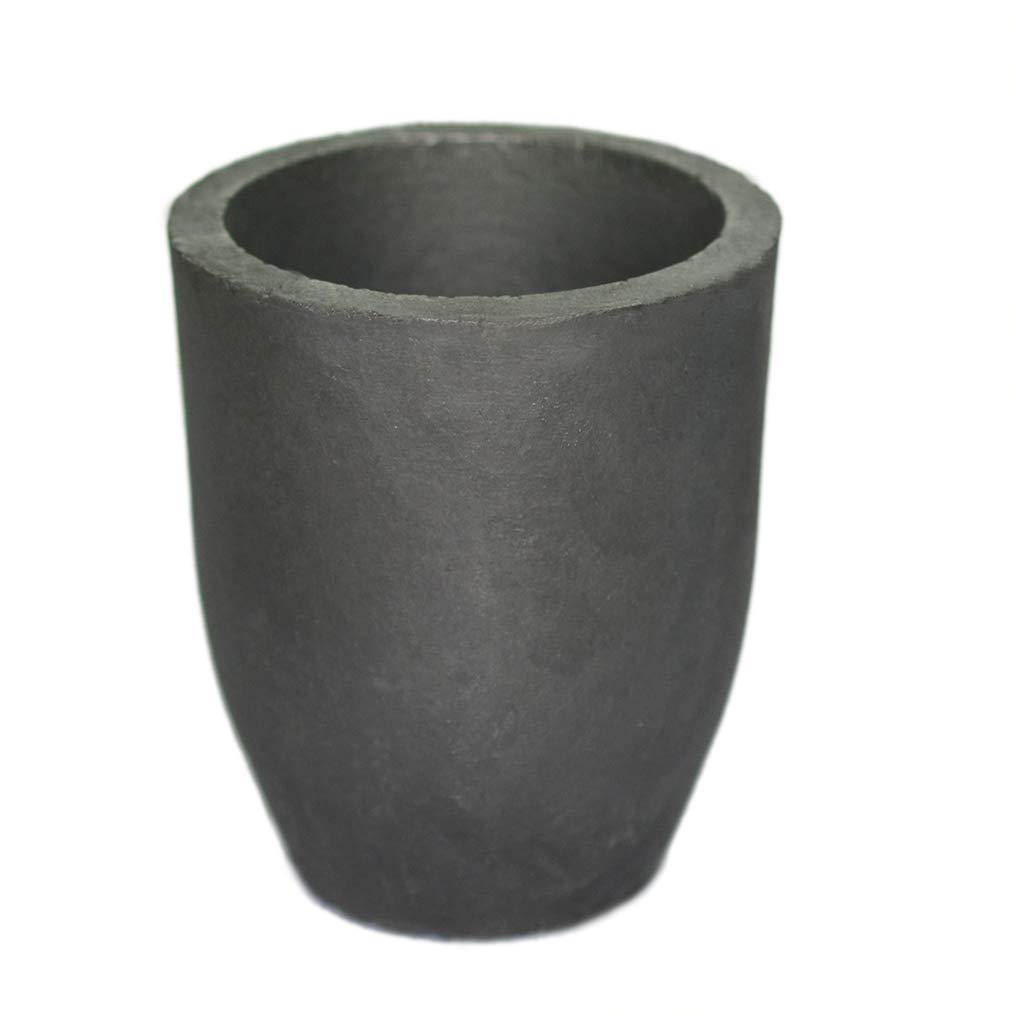 LLF Clay Graphite Crucible Foundry Cup Furnace Torch Melting Casting Refining Gold Silver Copper Brass Aluminum Lead Zinc and Alloys (#10 (Capacity 1100ML))
