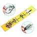 Sougayilang Fishing Hook Snelled Stainless Steel Wire Leader Fishing Rigs Hooks Pack of 10pcs