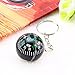 2 Pack Ball Compass Keychain Liquid Filled Compass for Excursion Backpacking Hiking Camping Outdoor Survival Travel Hunting Direction Random Color
