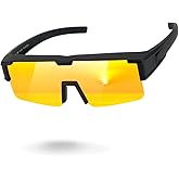 Meeloog Polarized Fit Over Glasses Sunglasses for Men Women, UV Protection Sports Wrap Around for Driving Cycling Fishing