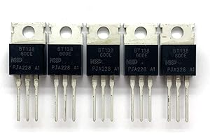 XYWSH 5pcs BT138-600E BT138-600 TO-220 BT138 600V 12A Triacs Thyristor