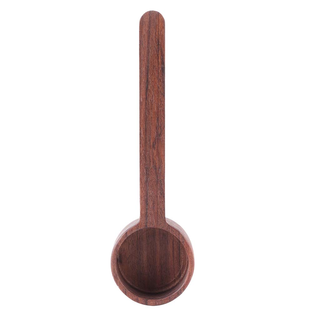 Coffee Scoop Measuring, Black Walnut Multipurpose Milk Sugar Powder Scoop Cup Coffee Bean Measuring Scoop Tablespoon for Home Cafe Bar 20g - 40g (Long Handle)