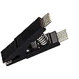 ACEIRMC SOIC16 SOP16 Flash Chip IC Test Clips Universal Adapter Clips Socket Adpter Programmer BIOS/24/25/93 (SOP16 Clip)