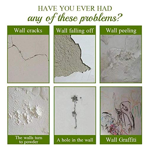 Wall Spackle, Wall Mending Agent, Wall Mending Agent with Scraper