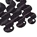 ISEE Hair 8A Peruvian Remy Virgin Hair Body Wave Human Hair with 13x4 Frontal Peruvian Body Wave Hair Lace Frontal Closure with Bundles(202224+18frontal, Natural Black Color)