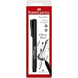 Faber-Castell SM/FPBPRZF Fine Pen - Caneta Ponta Fina, Preta