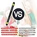 Rolling Pin Spacers French Rolling Pins With 3 Removable Adjustable Thickness Rings Dough Roller for Baking Dough, Pizza, Pie, Pastries, Pasta and Cookies