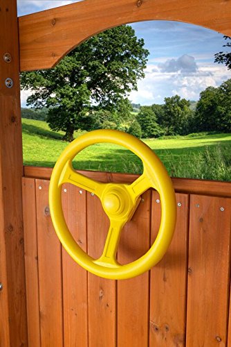 Creative Cedar Designs Playset Steering Wheel Accessory- Yellow, One Size - Thumbnail 2