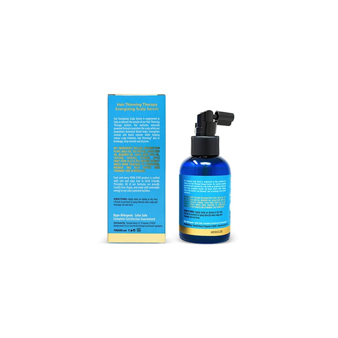 Pura D Or Hair Thinning Therapy Energizing Scalp Serum