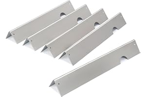 Leship 17" Flavorizer Bars Replace for Weber 66032 66795, Genesis II/LX 300 Series Genesis II E-310, II E-315, II E-330, II E-335, II S-335, II LX S/E-340 (2017 and Newer) Gas Grills, Set of 5