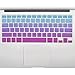 Allinside Blue and Pink Ombre Keyboard Cover Skin for MacBook Pro 13