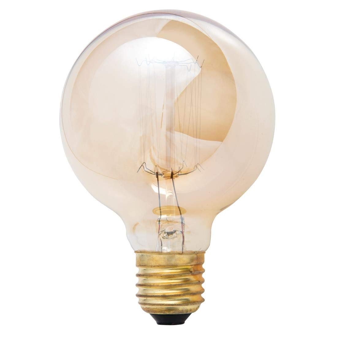 Crystalite Status ES/E27 60W G80 Incandescent Bulbs, Warm White