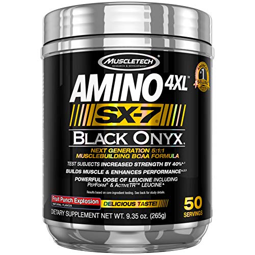 Muscletech Amino 4XL Sx-7 Black Onyx 50 Servings Fruit Punch Explosion 9.35oz (265g) US, 9.35 Ounce