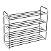 legendary-Yes 4-Tier shoe rack organizer storage bench stand for mens womens shoes closet with iron shelves holds up to 24 pairs