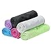 Cooling Towel [6 Pack] Microfiber Towel Fast Drying - Super Absorbent - Ultra Compact Cooling Towel Sports, Workout, Fitness, Gym, Yoga, Pilates, Travel, Camping & More
