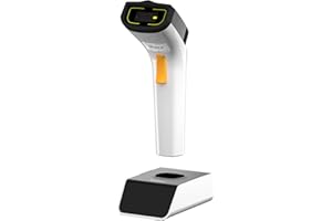 NetumScan Wi-Fi QR Barcode Scanner, Bluetooth Automatic 1D 2D Bar Code Scanner Supports TCP/UDP Network Protocols for Inventory, POS, Computer, Tablet, iPhone, iPad, Android