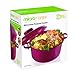 Handy Gourmet MICROMASTER PRSR COOKER, medium, Burgundy