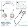 Wearable-Neck-Fan-Handsfree-Mini-USB-Fan-Rechargeable-Portable-Personal-Fan-Desk-Fan-Necklace-Fan-with-Dual-Wind-Head-3-Speeds-LED-Light-for-Traveling-Sport-Outdoor-Camping-Office-Room-White Wearable Neck Fan, Handsfree Mini USB Fan Rechargeable Portable Personal Fan, Desk Fan, Necklace Fan with Dual Wind Head…