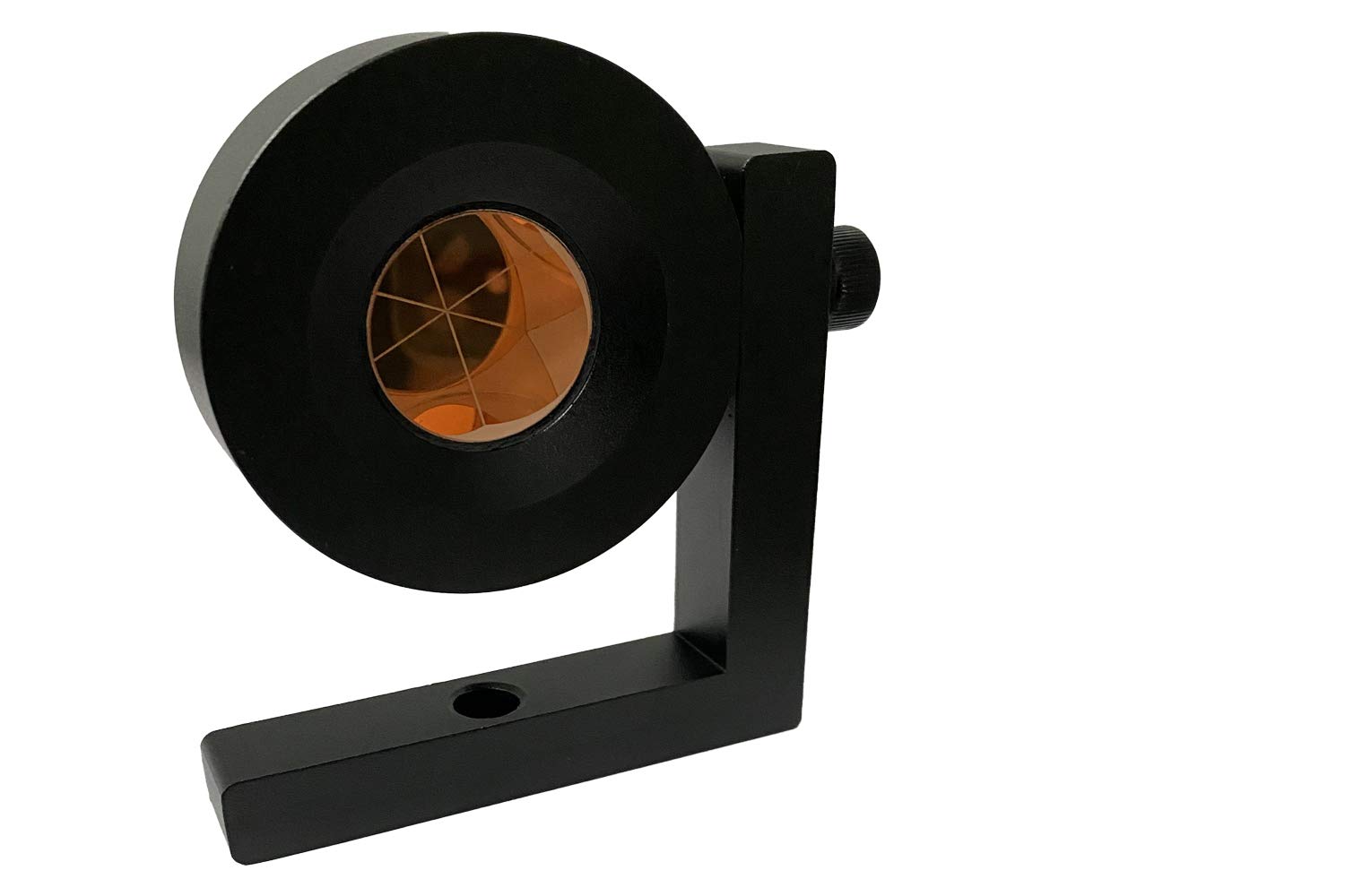 Mini Prism Surveying, 90 degree Tunnel Prism Right Angle Prism L Bar Copper-Coated Mini Prism for Total Station