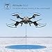 Holy Stone HS200 FPV RC Drone with HD WiFi Camera Live Feed 2.4GHz 4CH 6-Axis Gyro Quadcopter with Altitude Hold, Gravity Sensor and Headless Mode RTF Helicopter, Color Black