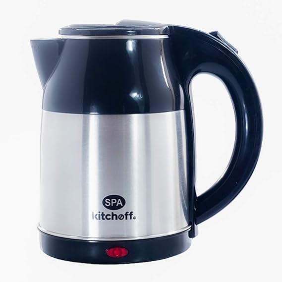 Kitchoff SPA Automatic Stainless 1.8-L Electric Kettle 360 Degree Cordless Base with Auto Shut