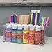Clear Plastic Craft and Art Supply Organizer | 5 Compartments
