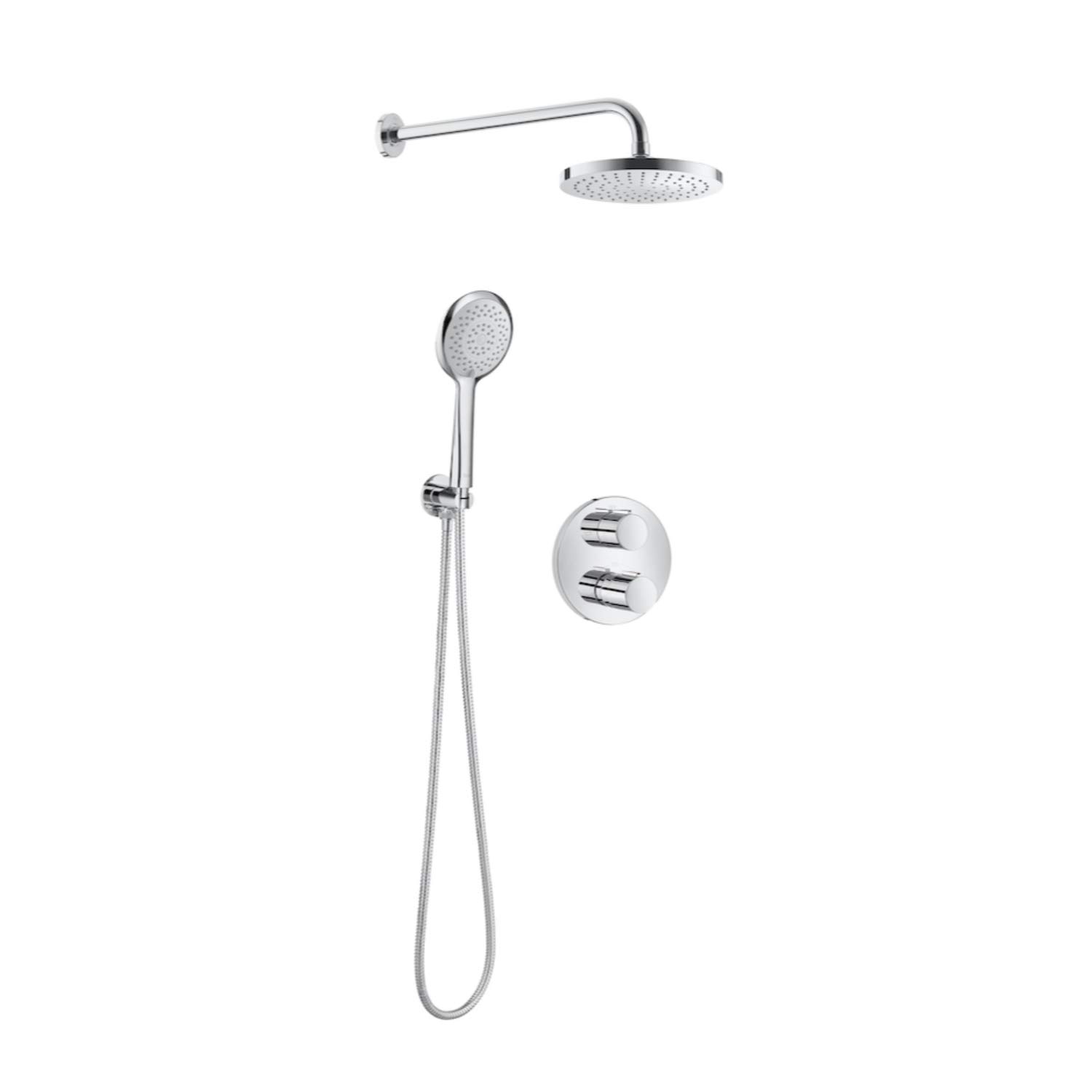 Rocabox Round B-D T-1000 Thermostatic Pack, 20.5 x 30.2 x 20.5 cm, Aluminium Colour (Reference: AG0159900R)