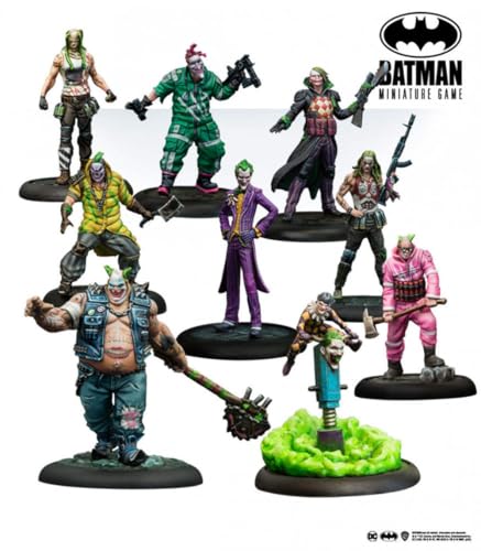 Knight Models Batman Miniature Game: The Joker: Clowns Party – 35MM Scale - Unpainted – Ages 14+