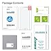Yeslike HZGOTech Screen Protector Compatible for iPhone 7, HD Clear Super Strong 9H Hardness, 2 Pack Full Coverage Tempered Glass Screen Protector.