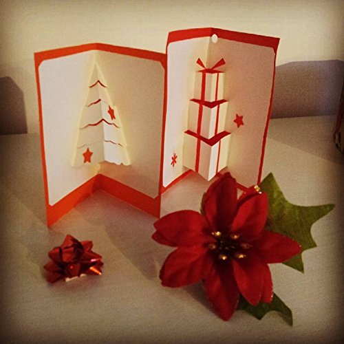 Biglietti Di Natale Handmade.Biglietti Auguri Di Natale Pop Ap Amazon It Handmade