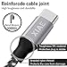 USB C Cable,XIAE 5Pack (3/3/6/6/10FT) Nylon Braided Fast Charging Cable Aluminum Housing Compatible with Samsung Galaxy S10 S9 Note 9 8 S8 Plus,LG V30 V20 G6,Google Pixel,Huawei P30/P20-Black&White
