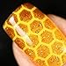 Whats Up Nails - Honeycomb Nail Vinyl Stencils for Nail Art Design (2 Sheets, 24 Stencils Total)