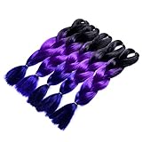 Silike Ombre Jumbo Braid Crochet Hair (5 Pieces) 3 Tone 24