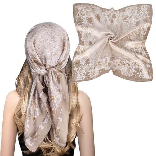 Relang Fashion Silk Satin Head Scarf