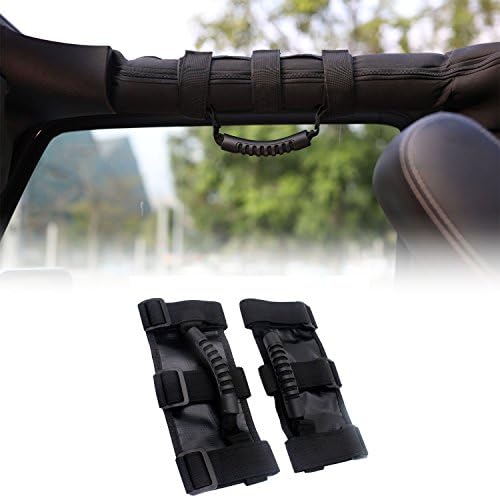 Jeep Grab Handles Heavy Duty Unlimited Roll Bar Grab Handles for Jeep Wrangler JK 2007-2016（2pcs in 1 package）