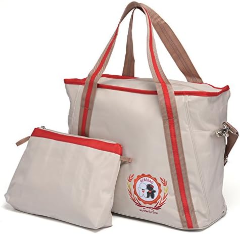 Mom Miya Multifunction Large Capacity Baby Diaper Bag Nappy Changing Pad Travel Mummy Bag Tote Handbag Set (square bag Beige)