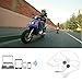 Lotustech Motorcycle Helmet Headset, Bluetooth intercom Headset,Wireless Helmet Heaphones,Speakers Hands free,Music Call Control,Bluetooth Motorbike（Black
