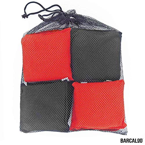 image for Barcaloo Weather Resistant Cornhole Bean Bags Set of 8 - Duck Cloth - 