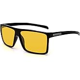 2020 VentiVenti Men’s Classic Style Square Polarized Sunglasses Plastic Lightweight Eyewear UV Protection For Driving