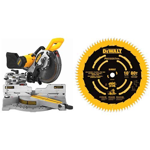 DEWALT 12Inch Sliding Compound Miter Saw. DEWALT DW735X TwoSpeed
