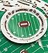 Serves 60 Football Touchdown Plates | 9 Inches Dinner Plates - 60 Count - Ideal for Superbowl, playoffs, birthday party, baby shower