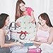 MAKI'S CONNECTING HEARTS Baby Muslin Swaddle Blankets 3 + 3 Pk Large100% Cotton Newborn Receiving Blanket