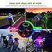 LED Dog Collar, USB Rechargeable Flashing Light Up Collar for Safety at Night, Adjustable Water Resistant Bright Lighted Collar for Small Medium Large Dogs