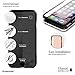 iPhone 8 Plus and 7 Plus Case, SaharaCase Protective Kit Bundled with [ZeroDamage Tempered Glass Screen Protector] Rugged Slim Fit Shockproof Bumper [Hard PC Back] Protection - Black
