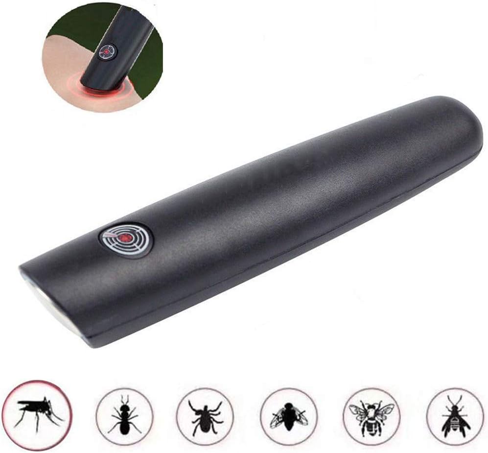 Finlon Mosquito Bug Itch Reliever Itching Relieve Pen Mosquito Bites Itch Relief Pen Electric Antipruritic Device Bug Bite Itch Neutralizer for Child Adult Face Body Home Outdoor Travel
