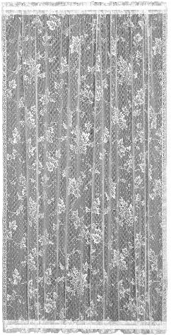 Heritage Lace English Ivy 48-Inch Wide by 72-Inch Drop Door Panel, White
