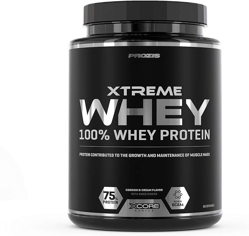 Xcore Nutrition 100% Xtreme Cookies and Cream Whey Protein Ss Powder (X 2 Kilograms)