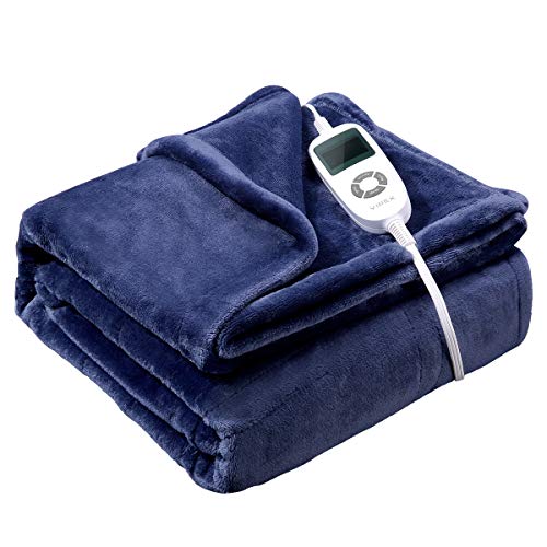 Heated Blanket, VIPEX Electric Heated Throw Blanket with 10 Heat Settings Auto Shut Off Soft Warm Blankets for Travel Home, 50